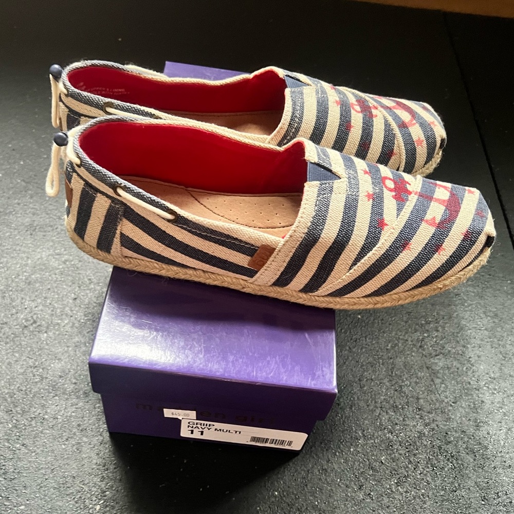 Madden Girl Navy Shoes Size 11